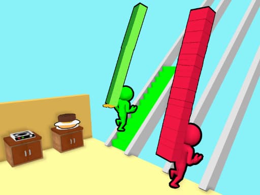 Burger Race game screenshot - fighting - Free online game
