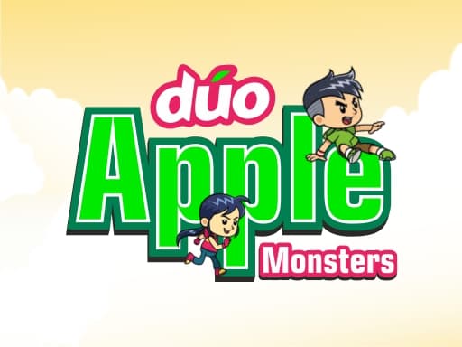 Captura de pantalla del juego Duo Apple Monsters - adventure - Juego gratuito en línea