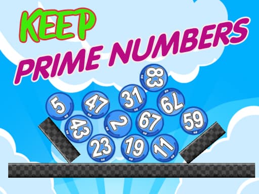 Keep Prime Numbers game screenshot - racing - Free online game