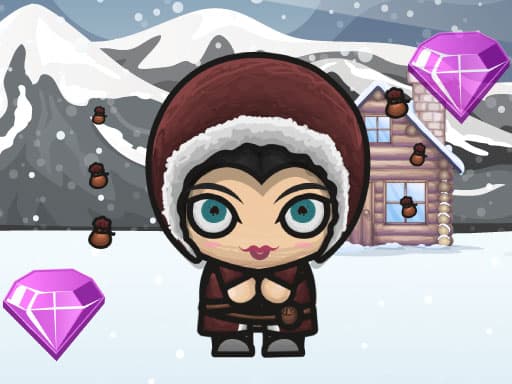 Winter Gemstone game screenshot - hypercasual - Free online game