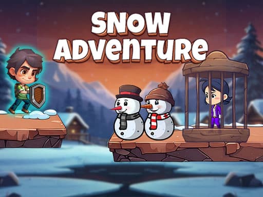 Snow Adventure game screenshot - adventure - Free online game