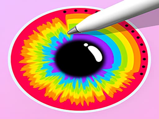 Eye Color DIY game screenshot - hypercasual - Free online game