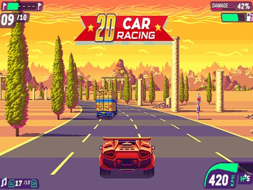Car Race 2D游戏截图 - racing - 免费在线游戏