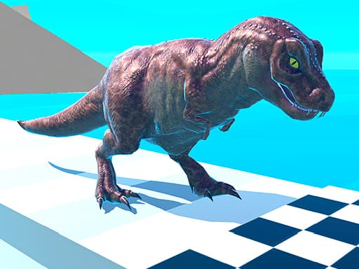 Dino Rex Run游戏截图 - racing - 免费在线游戏