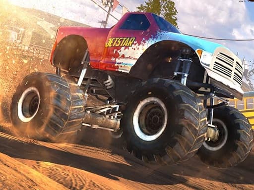  Monster Truck Supra Race游戏截图 - racing - 免费在线游戏
