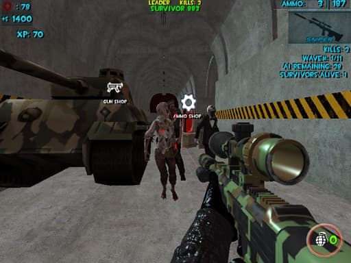 Zombie Apocalypse Bunker Survival Z游戏截图 - multiplayer - 免费在线游戏