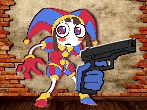 Captura de pantalla del juego Pomni Maze Shooter - shooting - Juego gratuito en línea