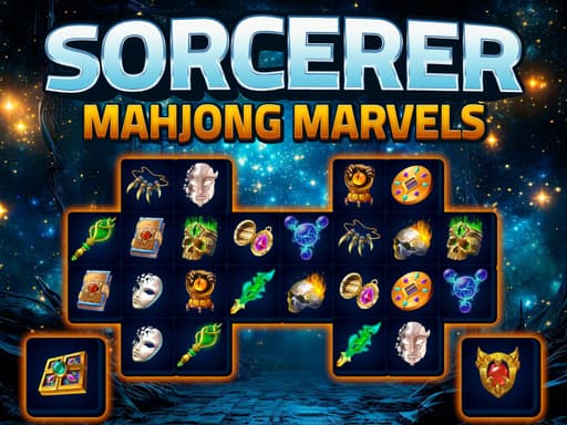 Sorcerer Mahjong Marvels游戏截图 - puzzles - 免费在线游戏