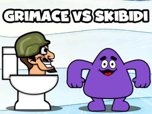 Captura de pantalla del juego Grimace Versus Skibidi - shooting - Juego gratuito en línea