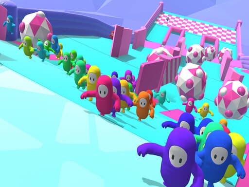 Captura de pantalla del juego fall guys oi - 3d - Juego gratuito en línea