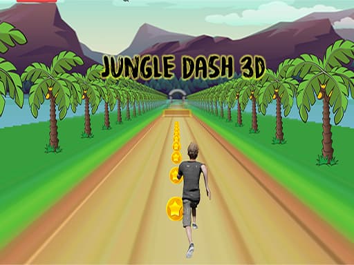 Captura de pantalla del juego Jungle Dash Challenge 3D - adventure - Juego gratuito en línea