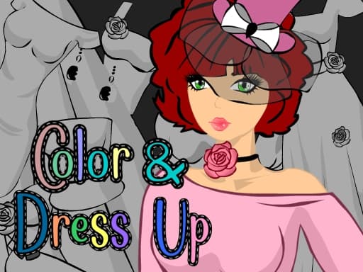 Color and Dress Up游戏截图 - girls - 免费在线游戏