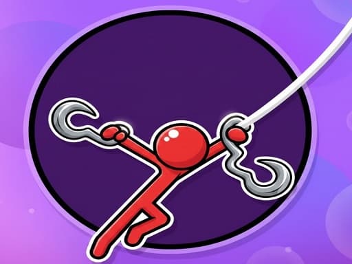 Stickman: Hooks game screenshot - action - Free online game