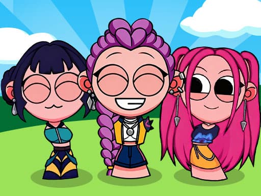 Captura de pantalla del juego Kpop Studio Music Beats - hypercasual - Juego gratuito en línea