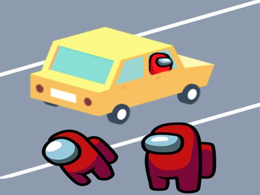 Captura de pantalla del juego Among Us Car Race - sports - Juego gratuito en línea