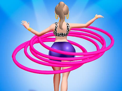 Captura de pantalla del juego Hula Hoops Rush - hypercasual - Juego gratuito en línea