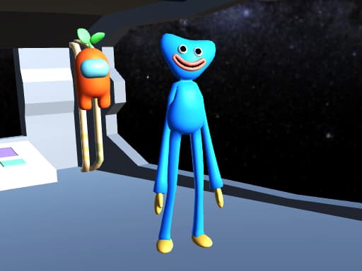 Captura de pantalla del juego Hagi Wagi and Among Us - adventure - Juego gratuito en línea