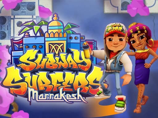 Captura de pantalla del juego Subway Surfers Marrakesh - racing - Juego gratuito en línea
