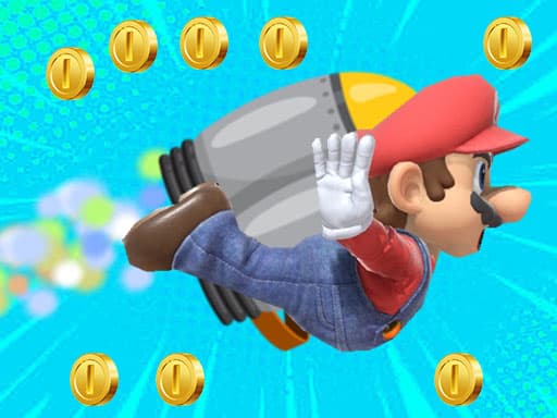 Mario Dash JetPack game screenshot - clicker - Free online game