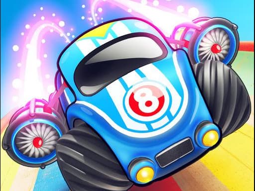 Captura de pantalla del juego Blumgi Rocket  - racing - Juego gratuito en línea