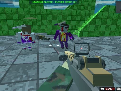 Survival Shooting Xtreme Crazy blocky Combat游戏截图 - multiplayer - 免费在线游戏