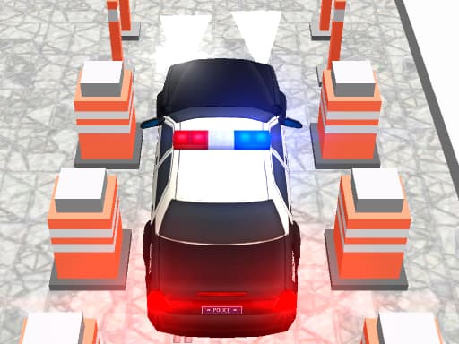 Captura de pantalla del juego Police Cars Parking - racing - Juego gratuito en línea