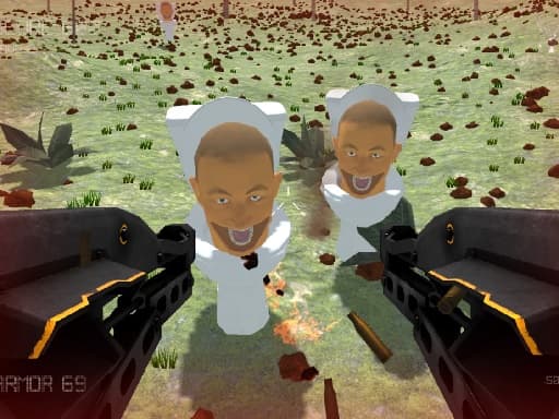 Captura de pantalla del juego Shooting Survival Skibidi Toilet - shooting - Juego gratuito en línea