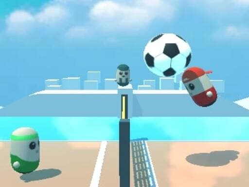 Pin Voleyballs游戏截图 - arcade - 免费在线游戏