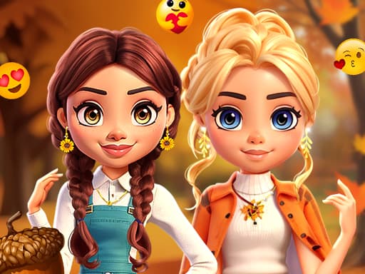 Lovie Chics Fall Dress Up game screenshot - girls - Free online game