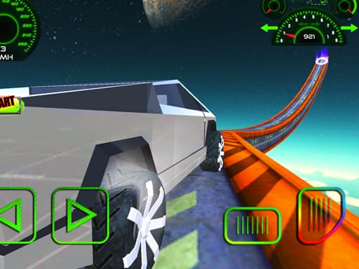 Captura de pantalla del juego Cyber Truck Race Climb - sports - Juego gratuito en línea