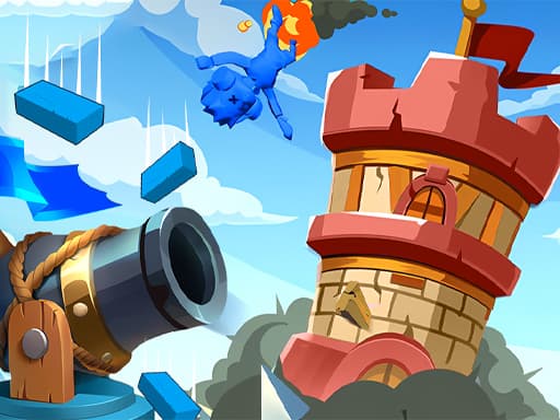 Tower Clash Collect Bricks game screenshot - arcade - Free online game