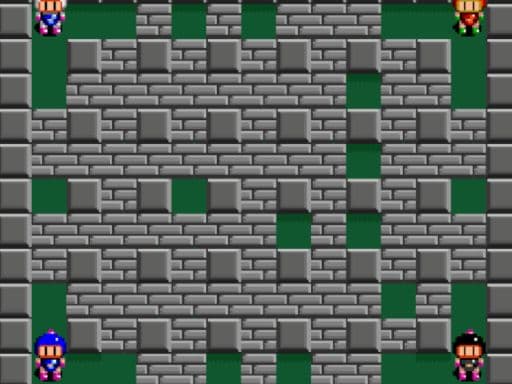 Player Bomber 2d 4 Player game screenshot - arcade - Free online game