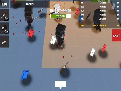 Private War Shooter game screenshot - multiplayer - Free online game