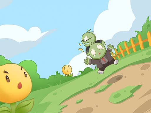 Flowers vs Zombies游戏截图 - shooting - 免费在线游戏