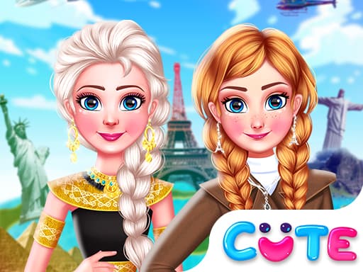 BFFs Travelling Vibes game screenshot - girls - Free online game
