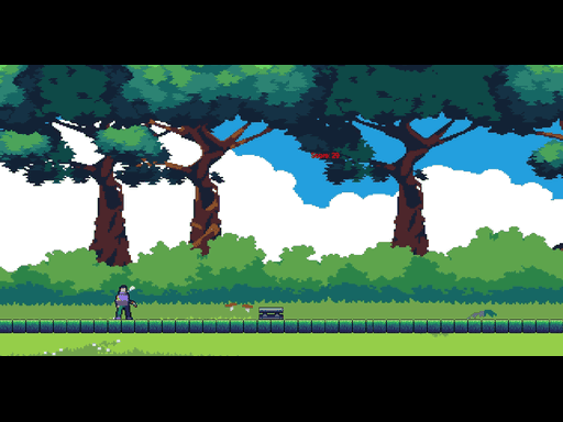 Smoke man runner 2d  game screenshot - fighting - Free online game