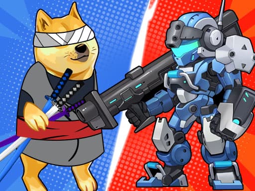 Doges Battle Royale game screenshot - arcade - Free online game