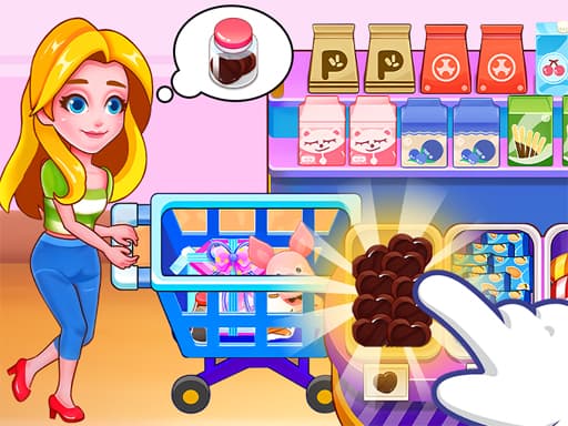 Kids Supermarket game screenshot - hypercasual - Free online game