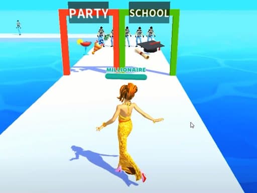 Rich Race Run 3d game screenshot - hypercasual - Free online game