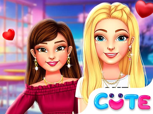 BFFs High School First Date Look game screenshot - girls - Free online game