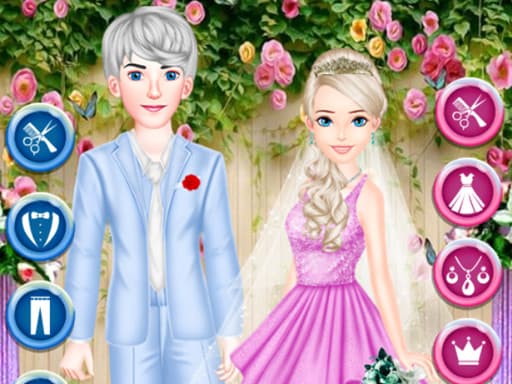 Love Couple Wedding Day game screenshot - girls - Free online game