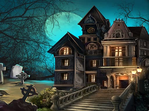 Haunted game screenshot - puzzles - Free online game