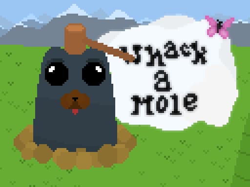 Whack a Mole   Pixel Version游戏截图 - arcade - 免费在线游戏