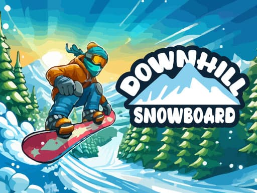 Downhill Snowboard game screenshot - sports - Free online game