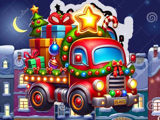 Christmas Truck Run: Festive Endless Racing Fun game screenshot - arcade - Free online game