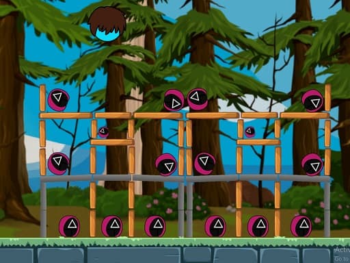 Angry Shoot Squid Game游戏截图 - arcade - 免费在线游戏