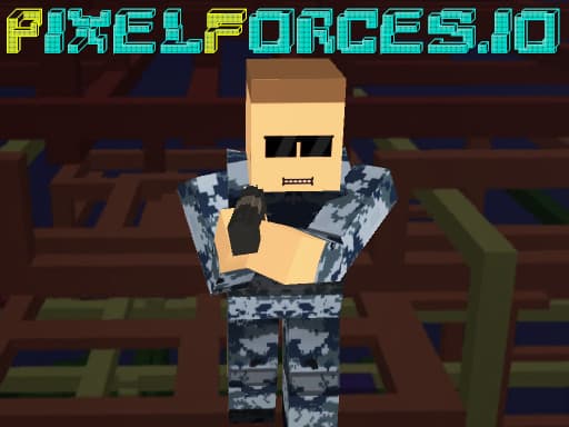 PixelForces.io game screenshot - multiplayer - Free online game