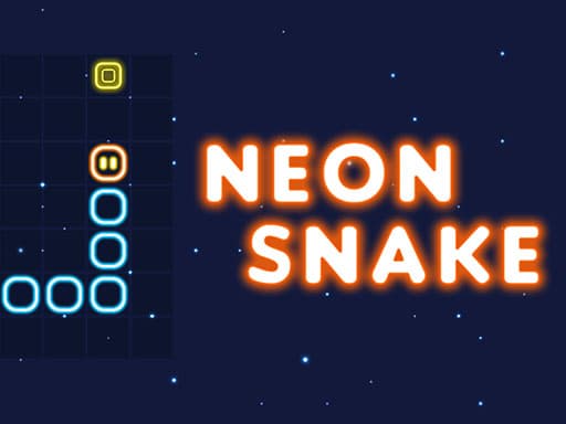 Neon Snake Classic game screenshot - hypercasual - Free online game