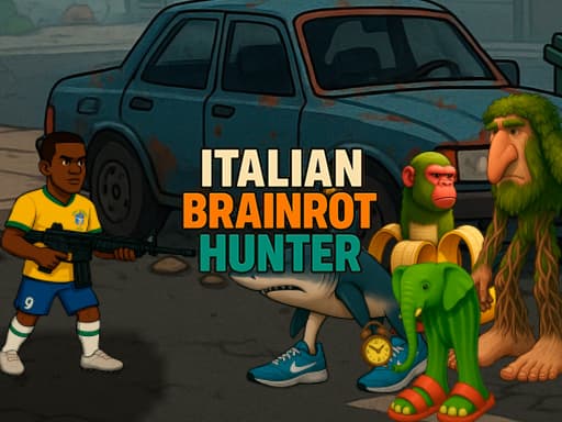 Italian Brainrot Hunter game screenshot - arcade - Free online game