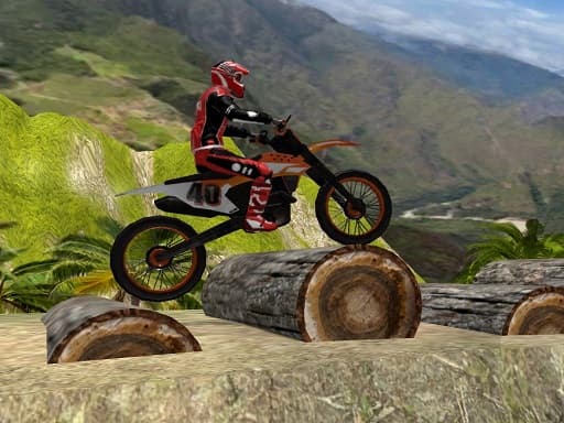 Infinite Bike Trials game screenshot - action - Free online game